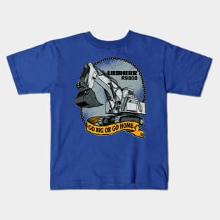 Excavator Liebherr R9800 Kids T-Shirt